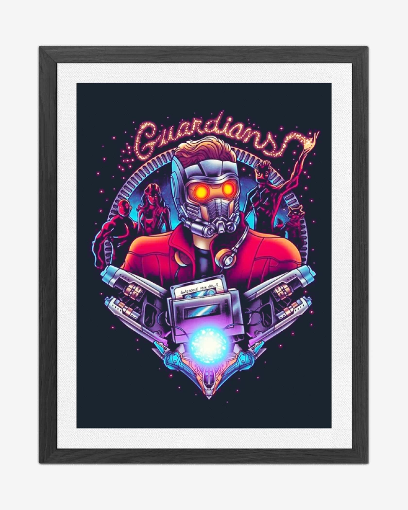 Cuadro decorativo Azul Marino de Guardianes de la Galaxia