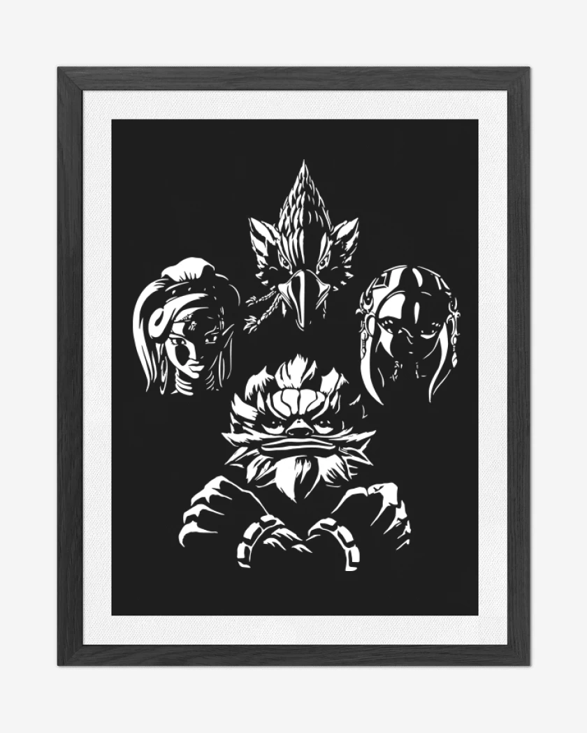 Cuadro decorativo Negro de Champions rhapsody