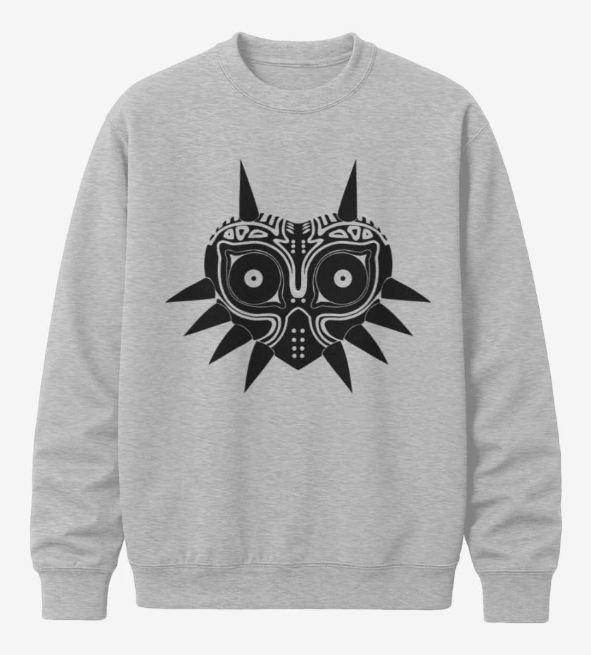 Poleron polo Gris Melange de The Legend Of Zelda - Majoras Mask