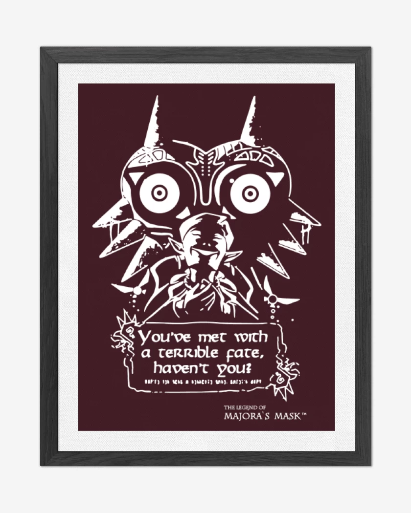 Cuadro decorativo Burdeo de The Legend Of Zelda - Terrible Fate