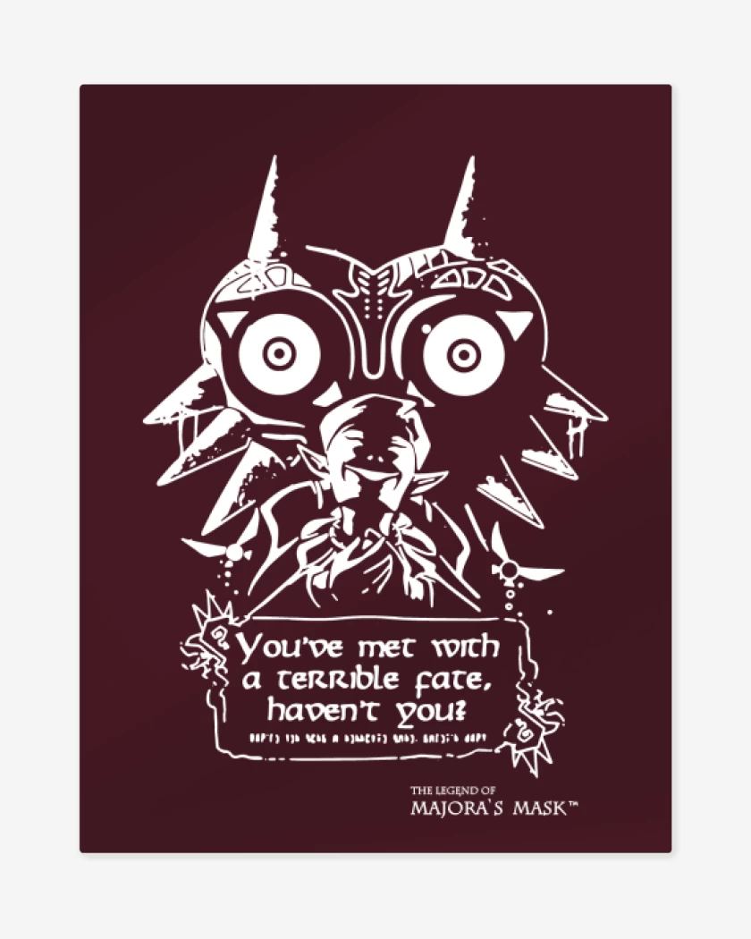 Print metalico The Legend Of Zelda - Terrible Fate