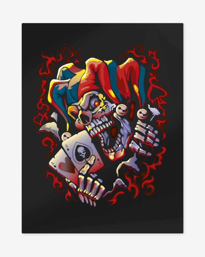 Print metalico Negro de Payasin