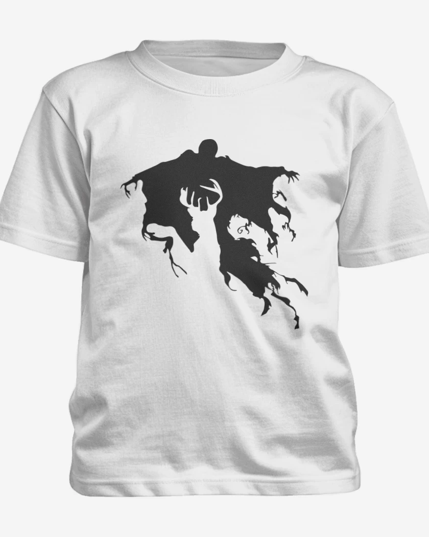 Polera de niño Blanco de Dementor