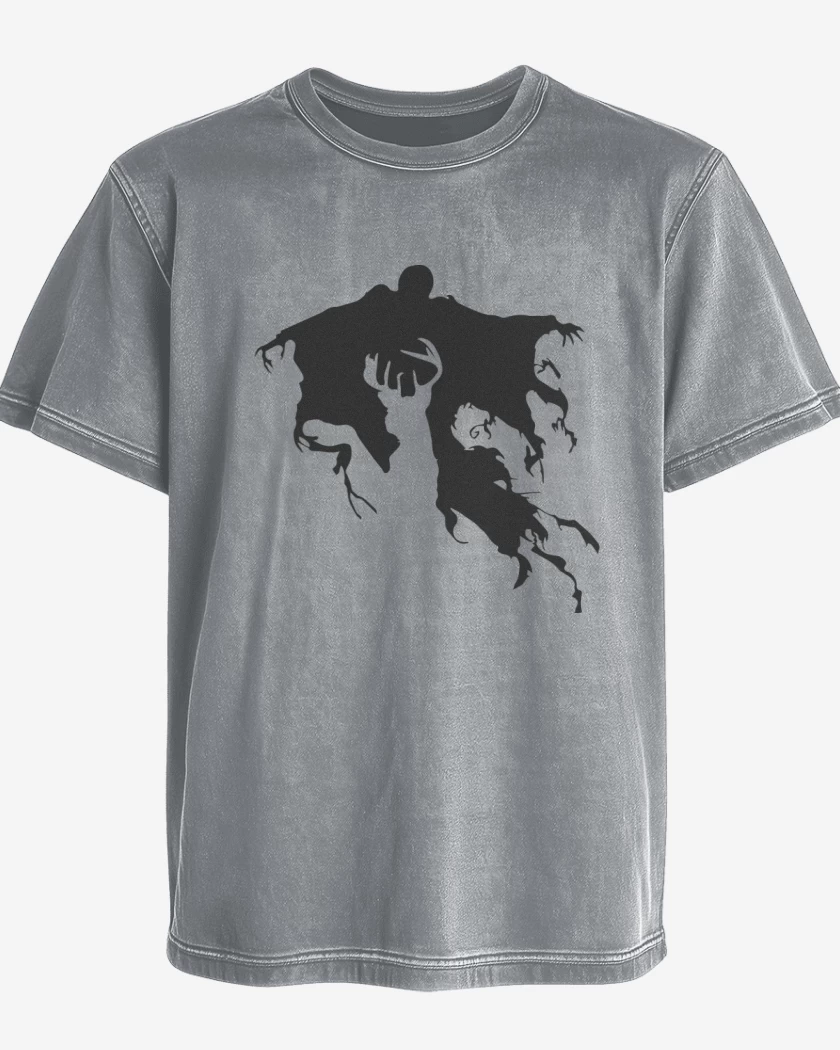 Polera desgastada Dementor