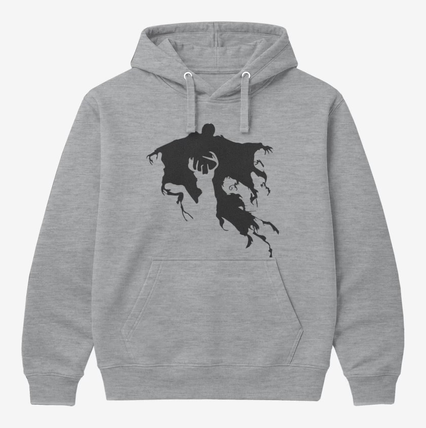 Polerón Canguro Gris Melange de Dementor