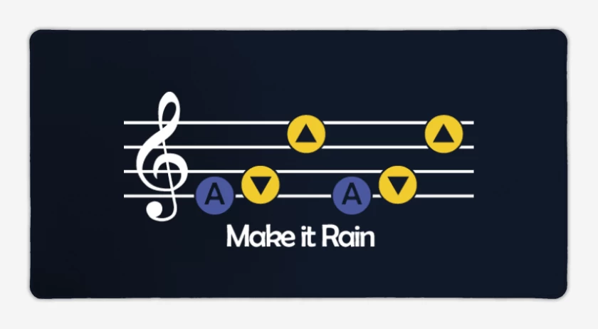 Mouse pad Gamer The Legend Of Zelda - Make it Rain
