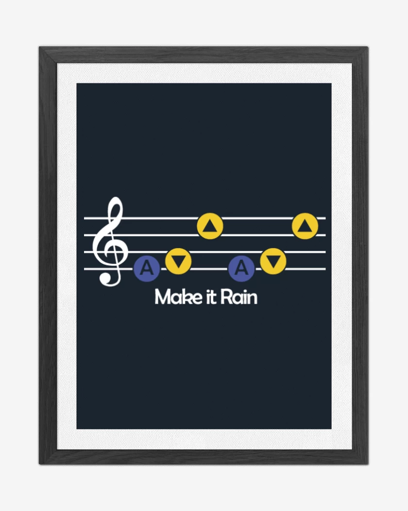 Cuadro decorativo The Legend Of Zelda - Make it Rain