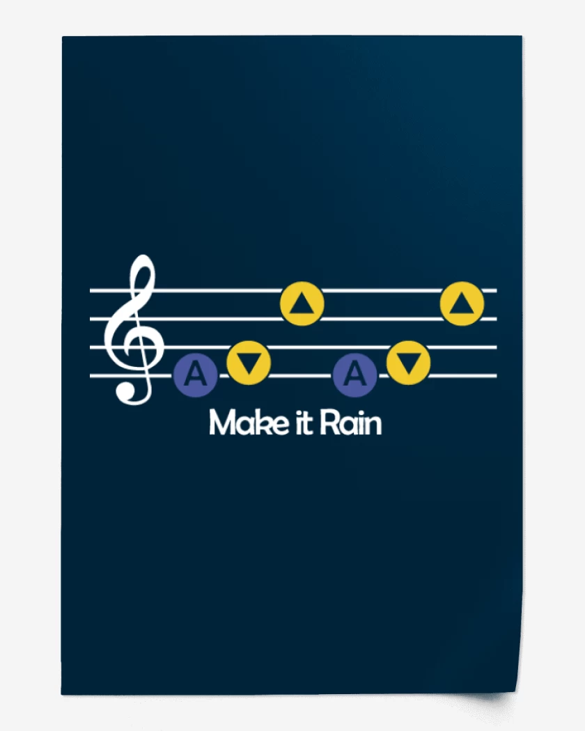 Print The Legend Of Zelda - Make it Rain