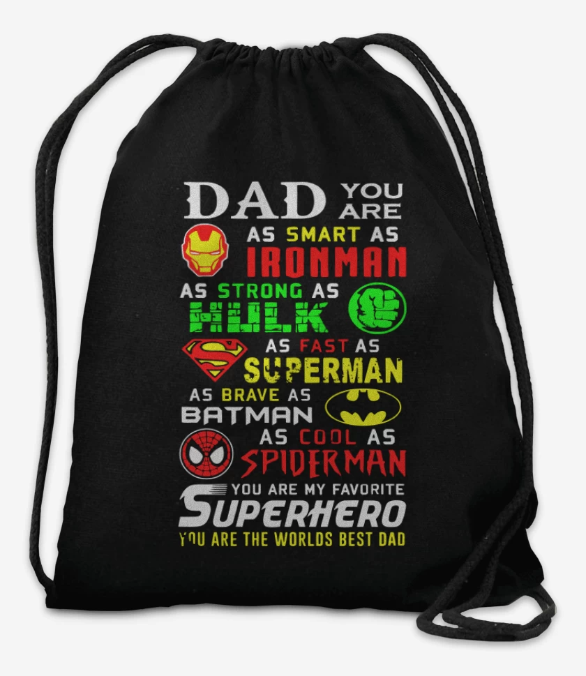 Mochila Negro de Super dad