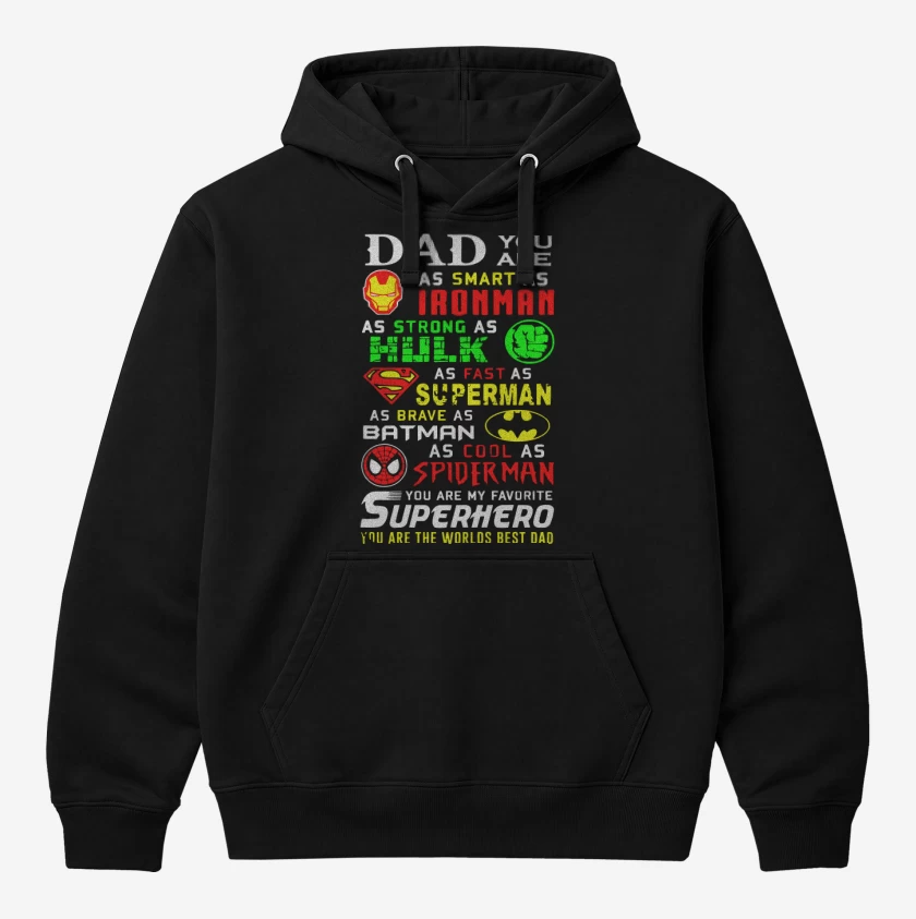 Polerón Canguro Negro de Super dad