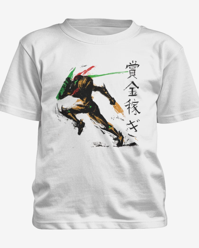 Polera de niño Blanco de Samus aran