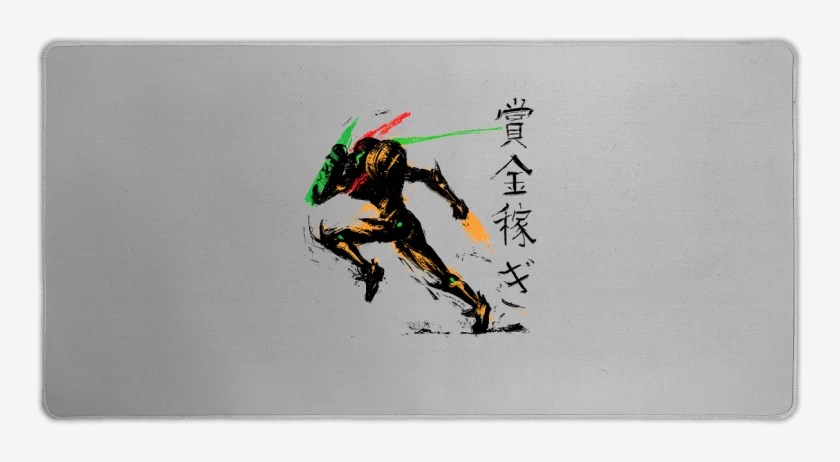 Mouse pad Gamer Gris Melange de Samus aran