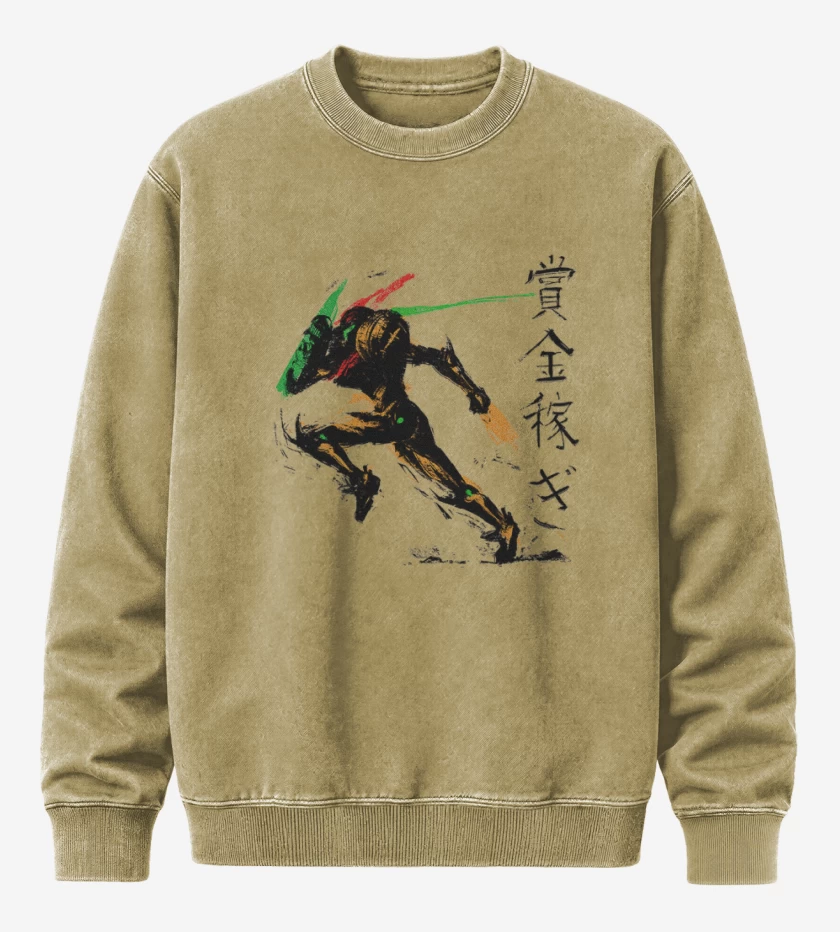 Poleron Polo Acid Wash Beige de Samus aran