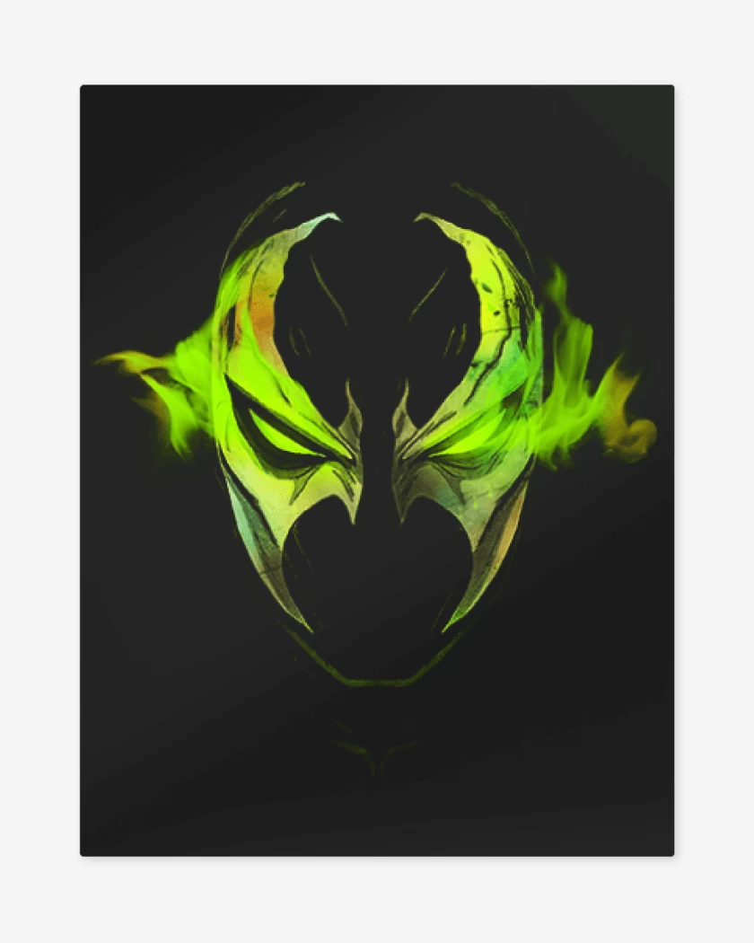 Print metalico Negro de Spawn