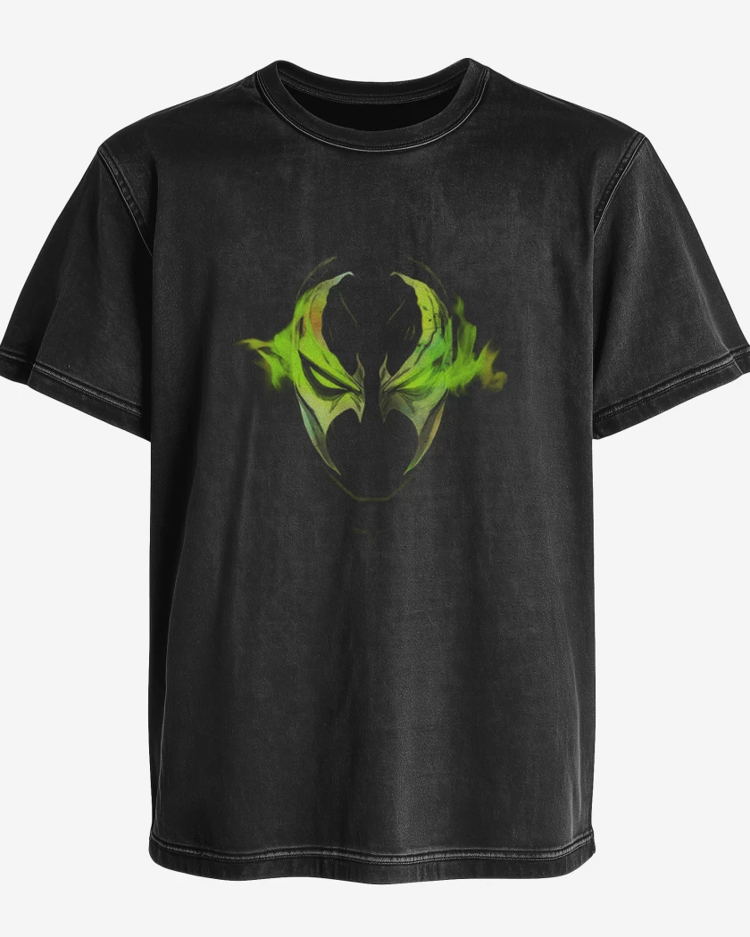 Polera desgastada Negro de Spawn