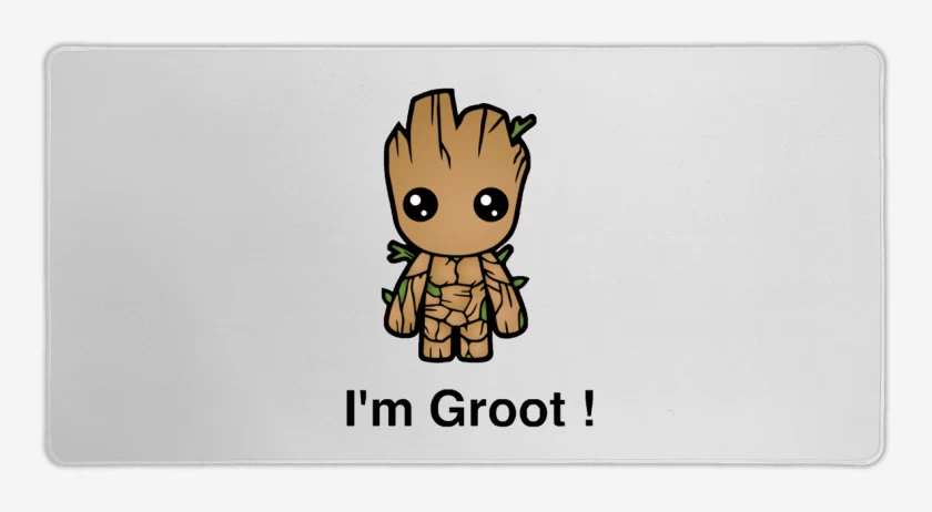 Mouse pad Gamer Blanco de Groot