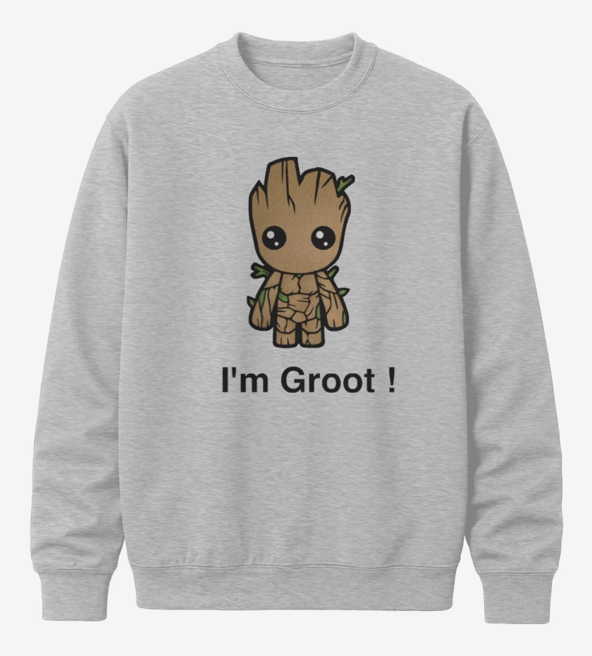 Poleron polo Gris Melange de Groot