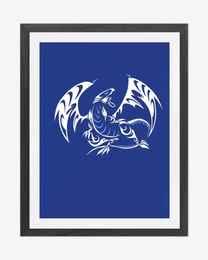 Cuadro decorativo Azul Rey de Yugioh