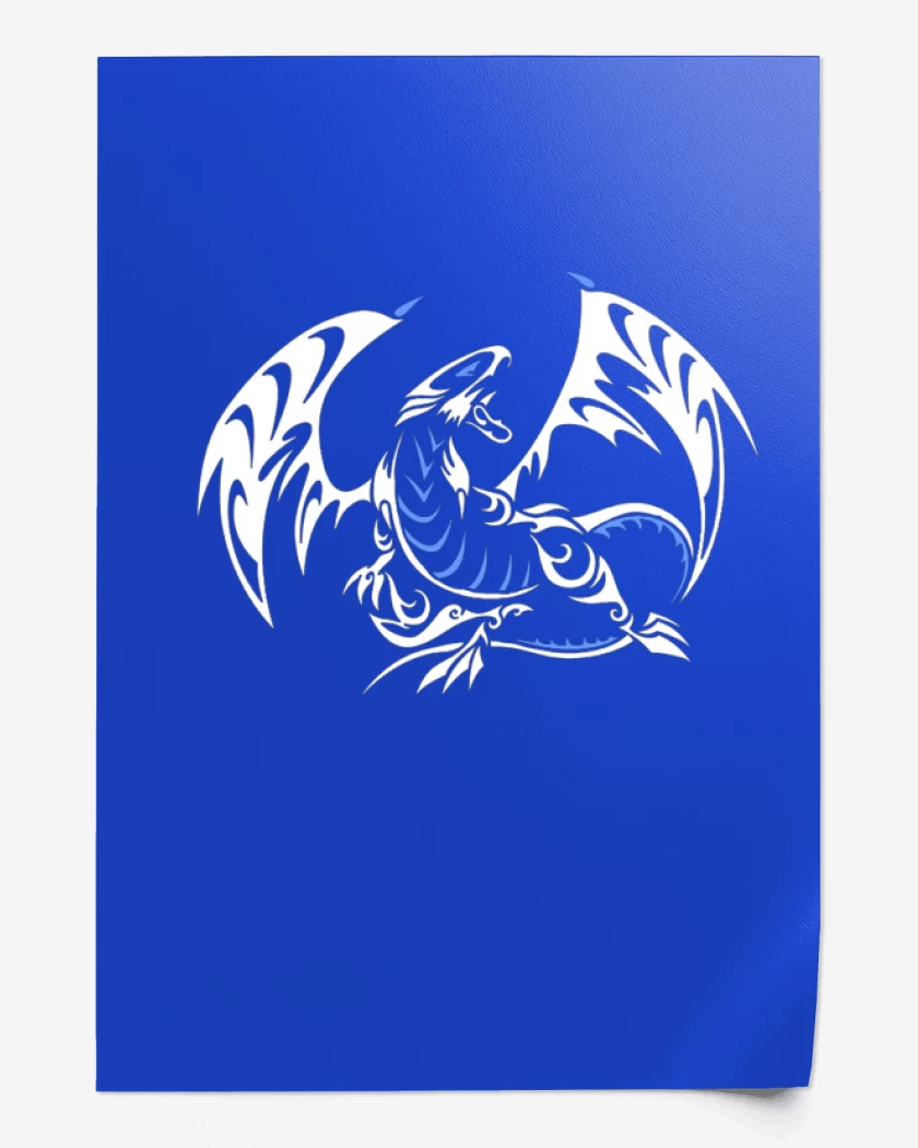 Print Azul Rey de Yugioh