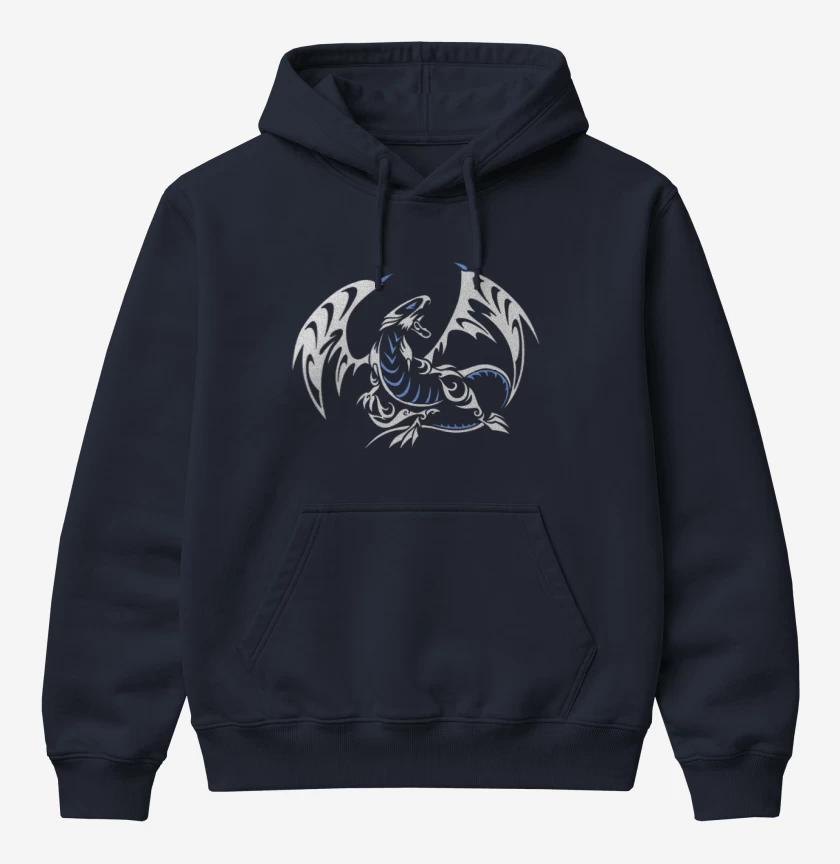 Poleron Canguro básico Azul Marino de Yugioh
