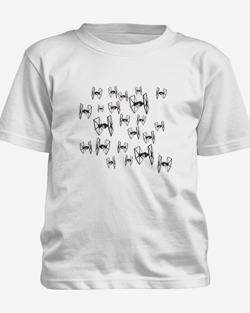 Polera de niño Blanco de star wars2
