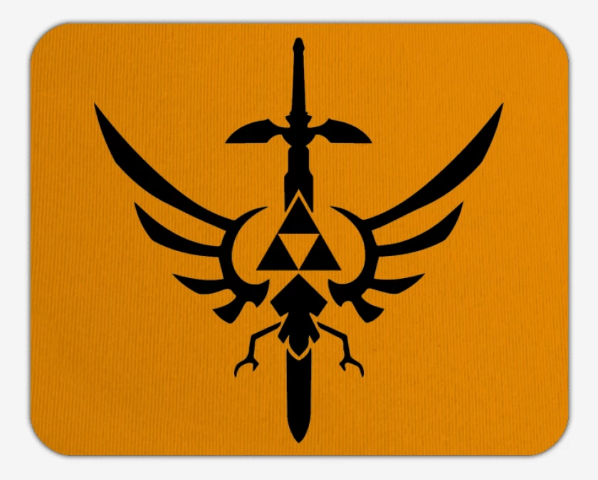 Mousepad The Legend Of Zelda - Shield And Sword