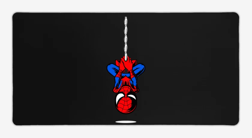 Mouse pad Gamer Negro de Hombre araña colgando