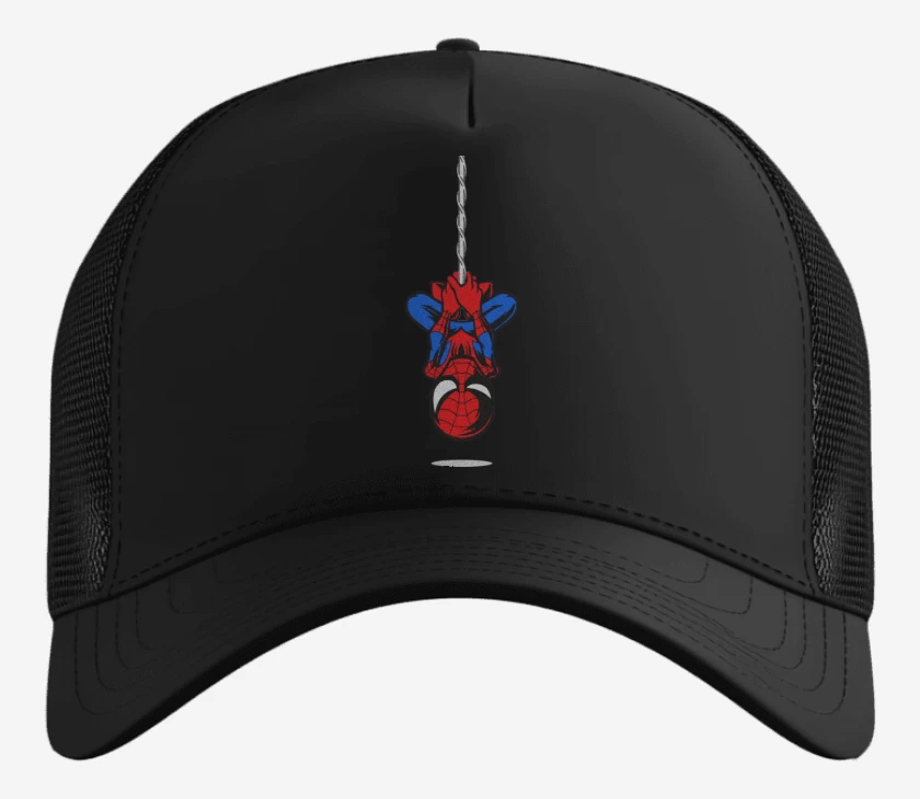 Gorro Hombre araña colgando