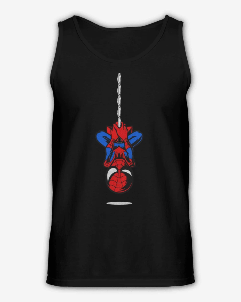 Sudadera Hombre araña colgando