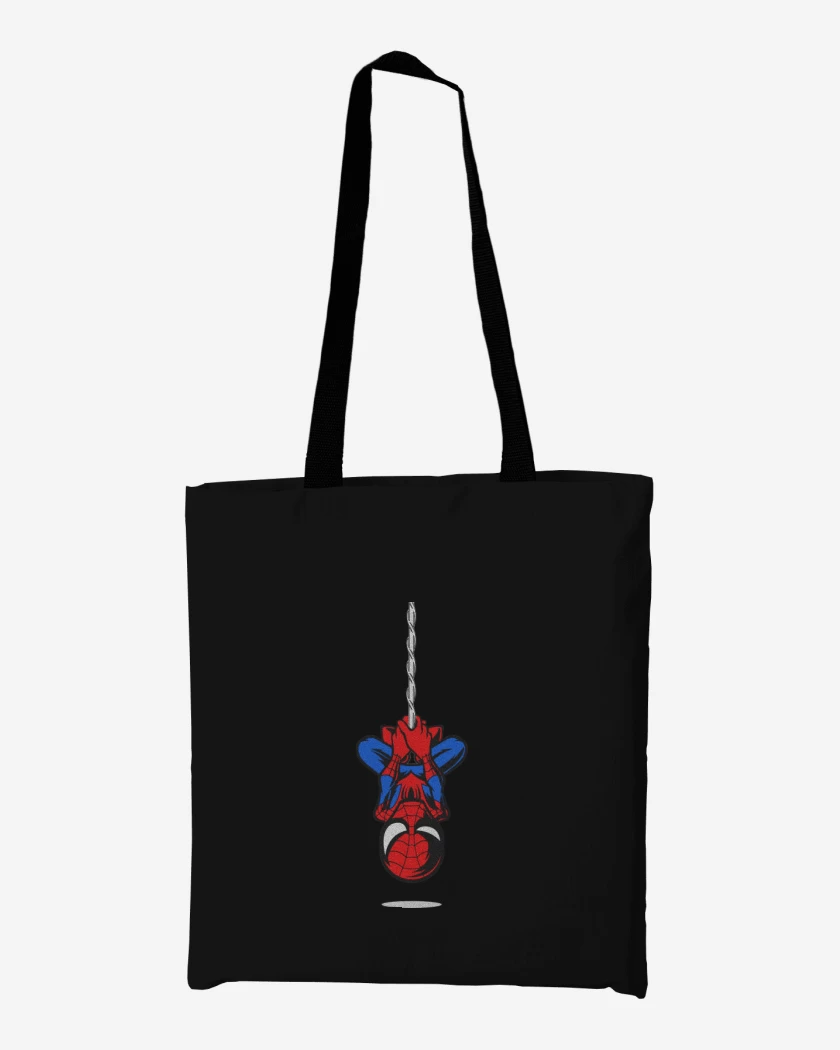 Totebag Hombre araña colgando