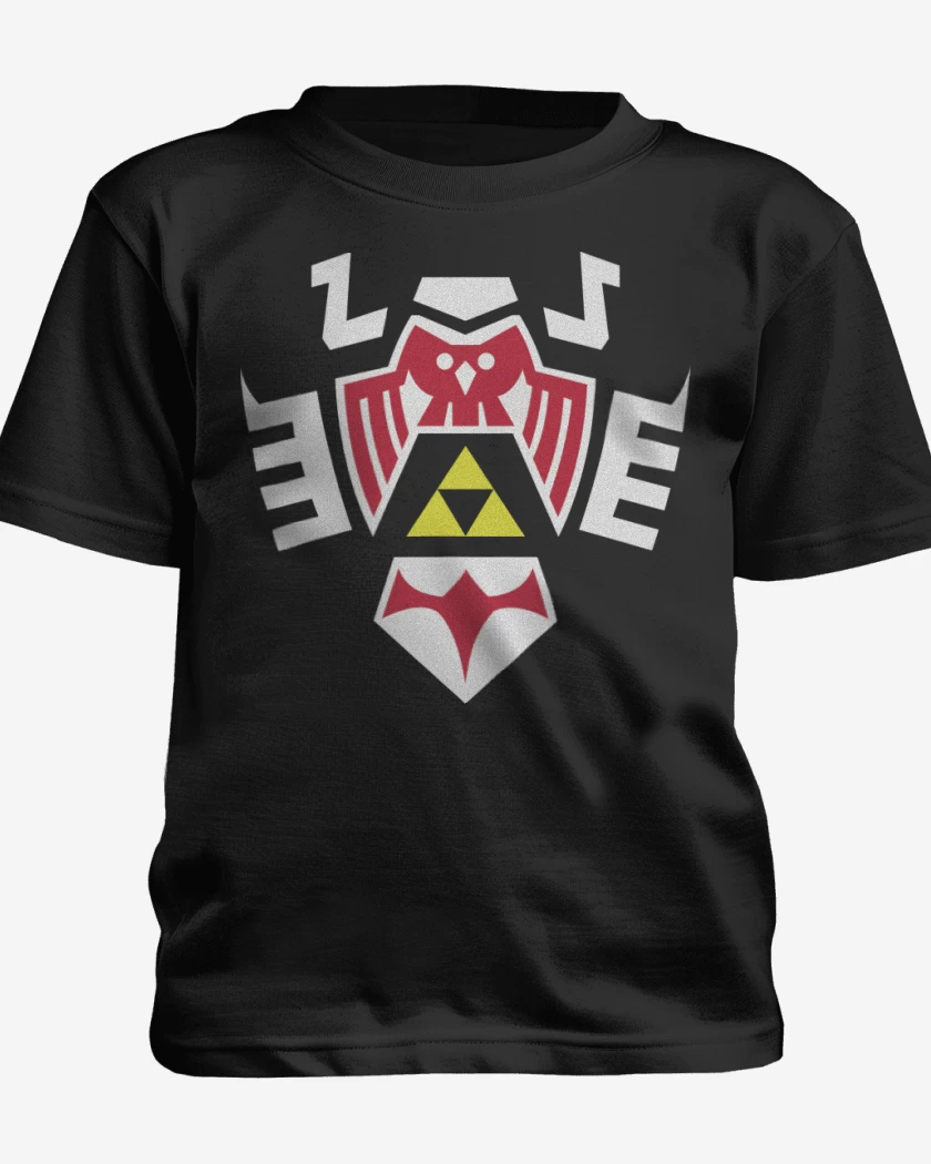 Polera de niño Negro de The Legend Of Zelda - Termina Shield