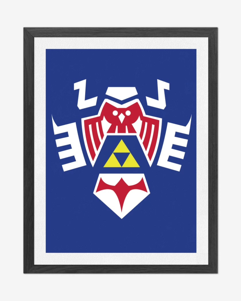 Cuadro decorativo Azul Rey de The Legend Of Zelda - Termina Shield