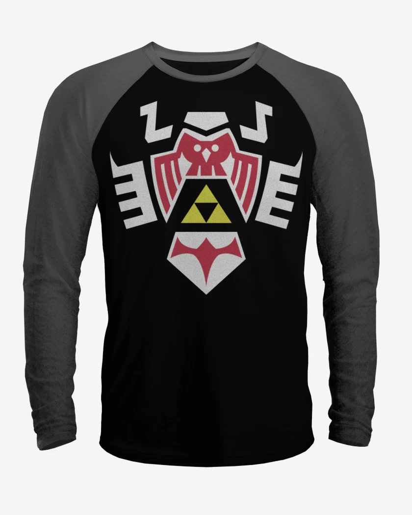 Polera Raglan The Legend Of Zelda - Termina Shield