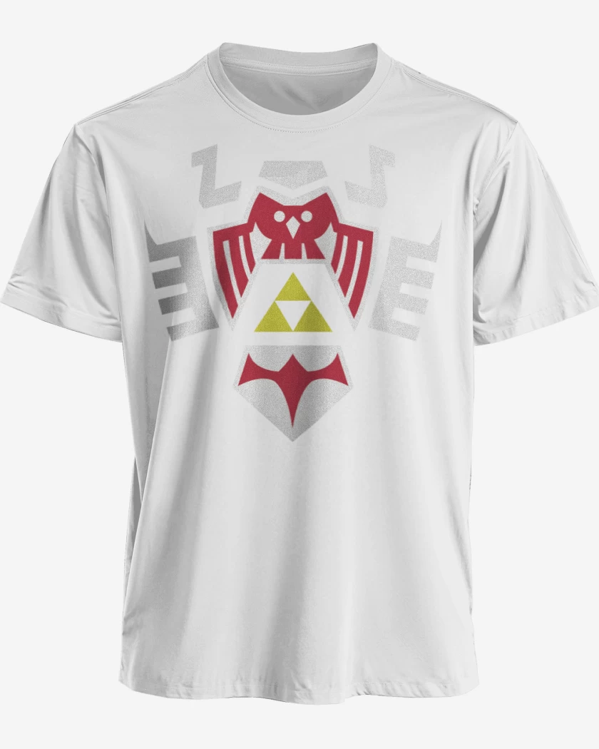 Polera premium Blanco de The Legend Of Zelda - Termina Shield
