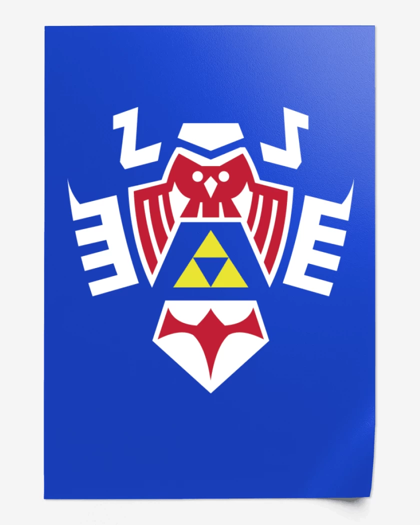 Print The Legend Of Zelda - Termina Shield
