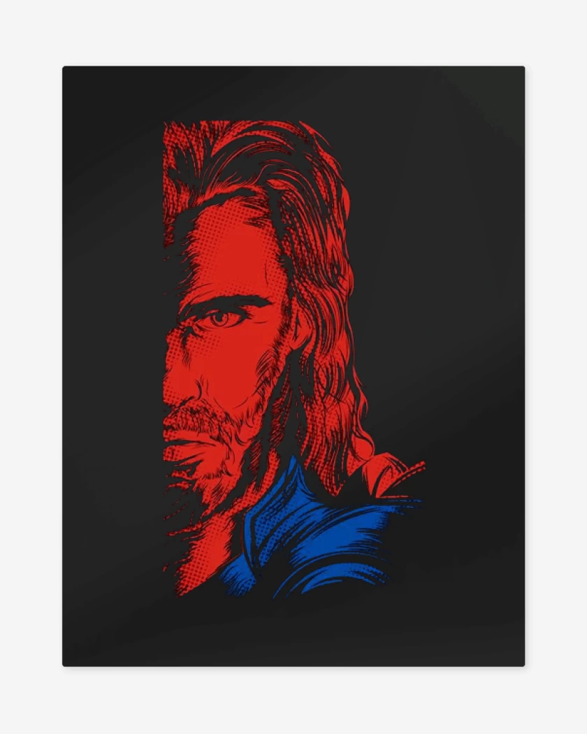 Print metalico Negro de Thor imp directa