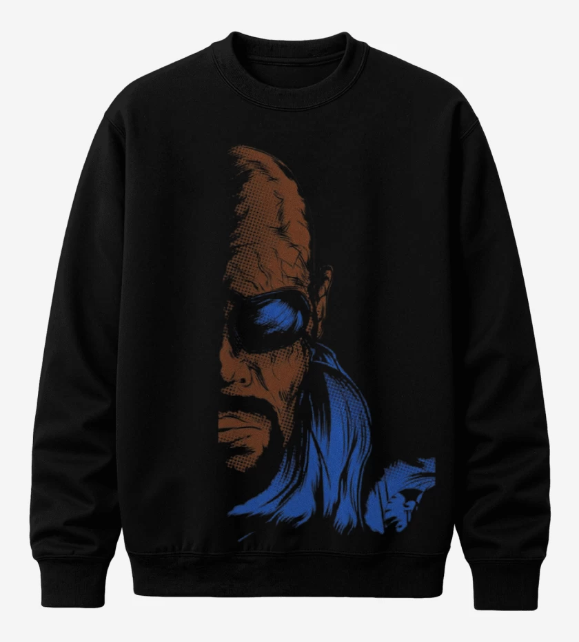 Poleron polo Negro de Nick fury
