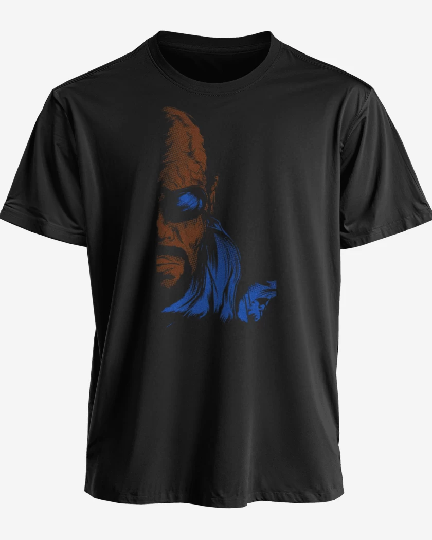 Polera premium Negro de Nick fury