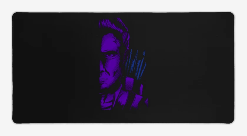 Mouse pad Gamer Negro de Hawkeye