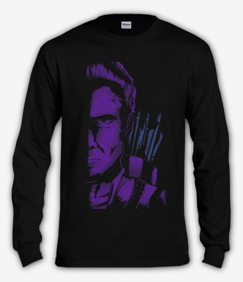 Polera manga larga Negro de Hawkeye