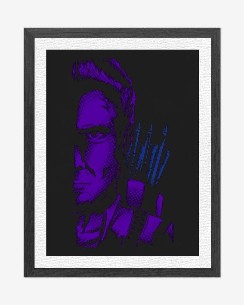 Cuadro decorativo Negro de Hawkeye