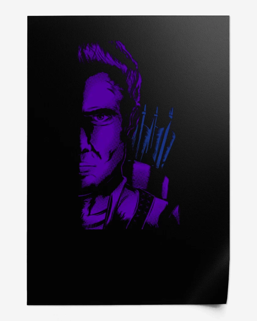 Print Negro de Hawkeye