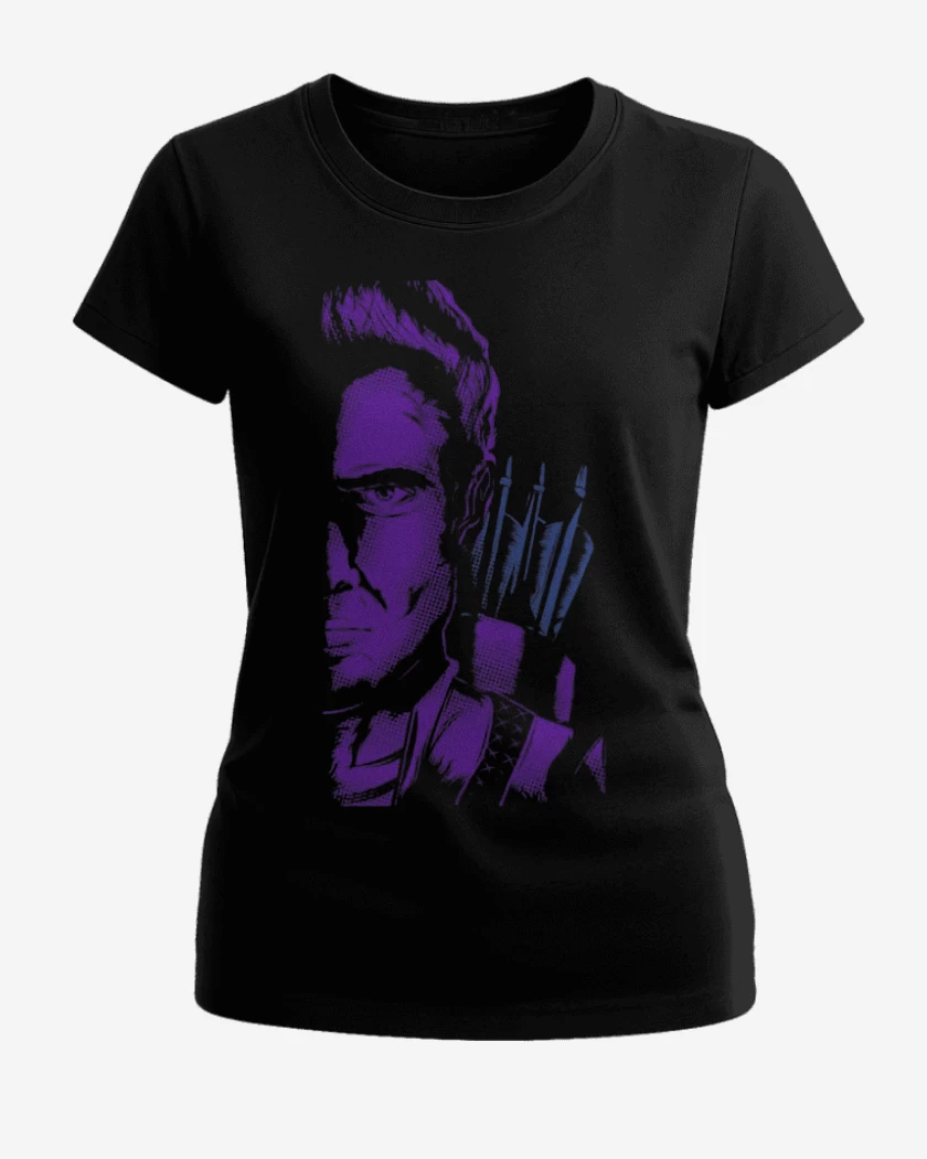 Polera de Mujer Negro de Hawkeye
