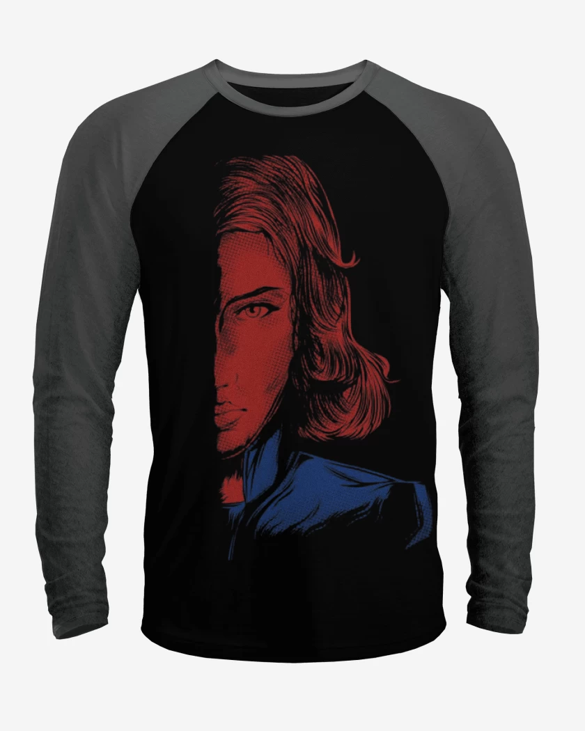 Polera Raglan Black widow
