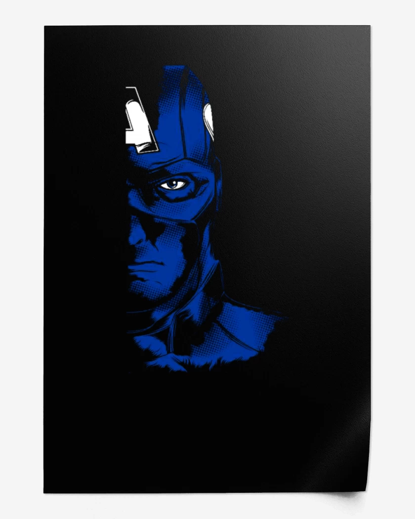 Print Negro de Capitan america imp dir