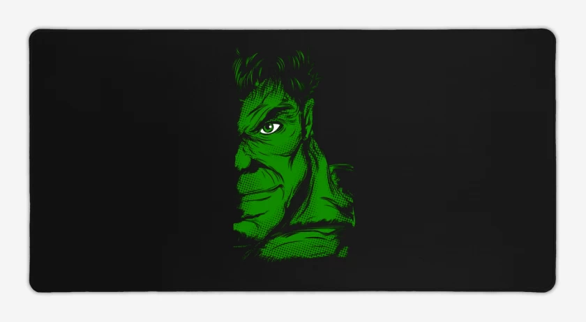 Mouse pad Gamer Negro de Hulk imp dir