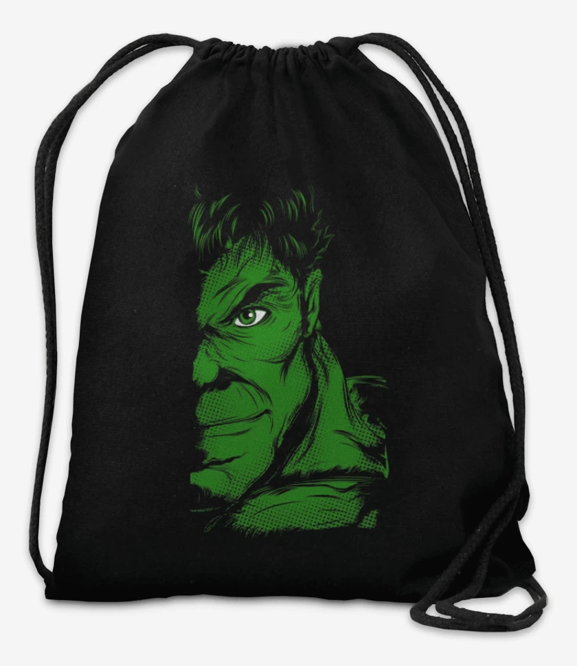 Mochila Negro de Hulk imp dir