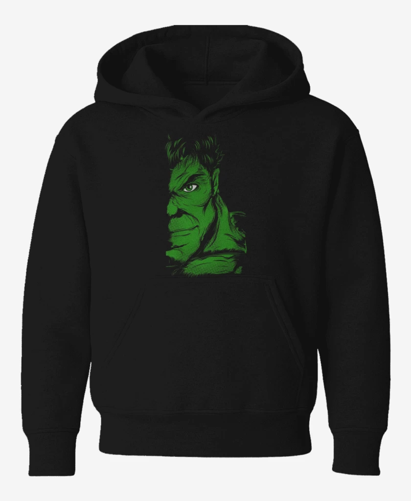 Poleron de niño Negro de Hulk imp dir