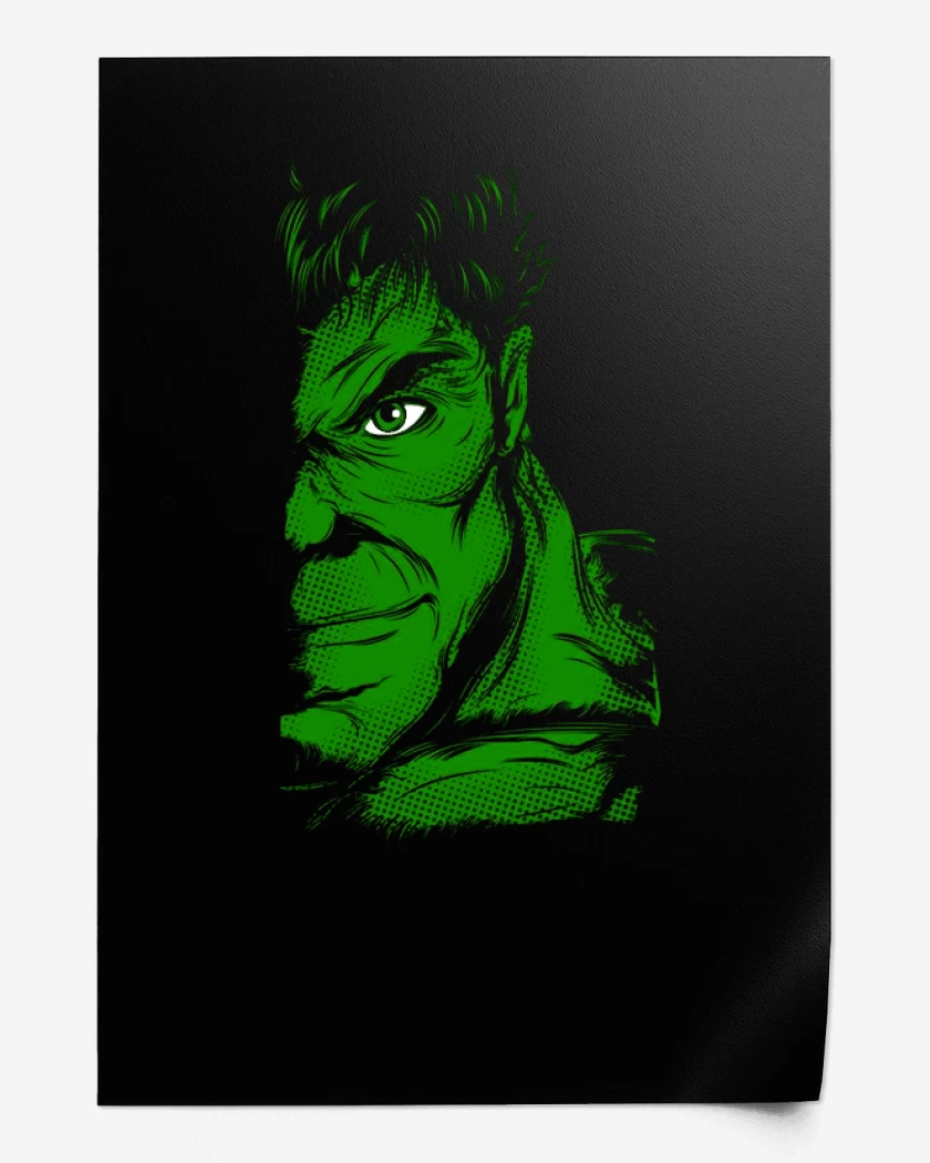 Print Negro de Hulk imp dir
