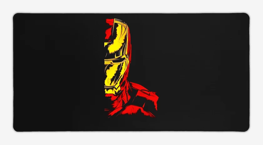 Mouse pad Gamer Negro de Iron man Imp dir